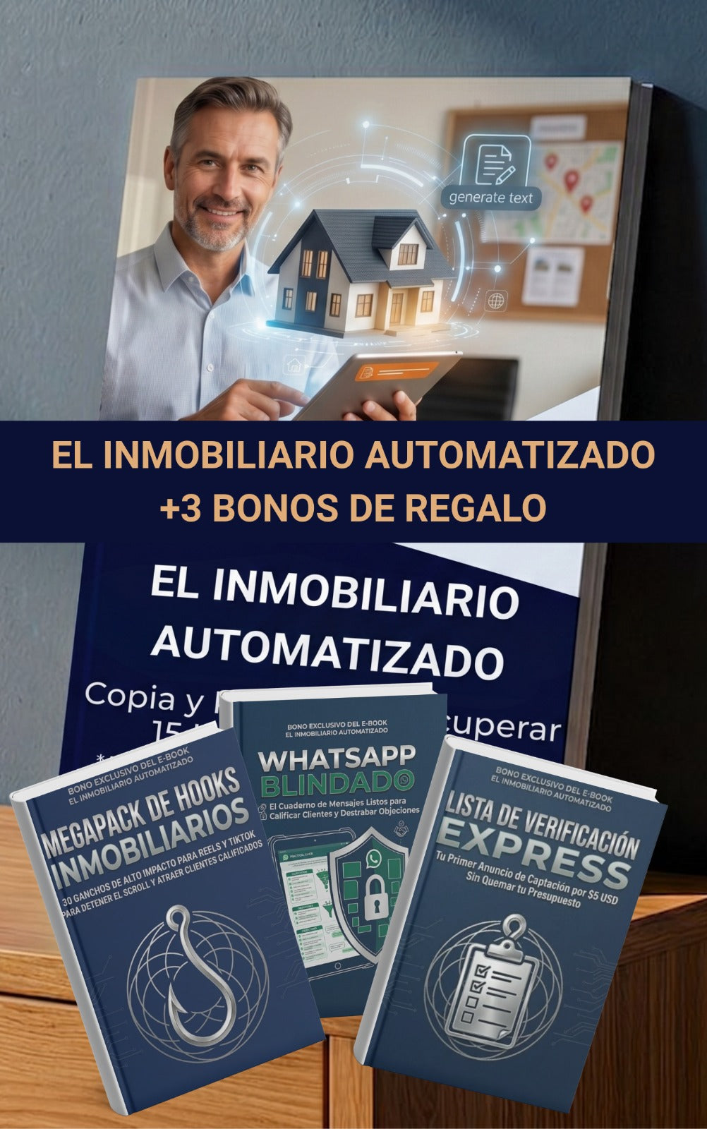 El Inmobiliario Automatizado: El Sistema con IA para Automatizar el 80% de tu Carga Operativa y Liberar 15 Horas Semanales